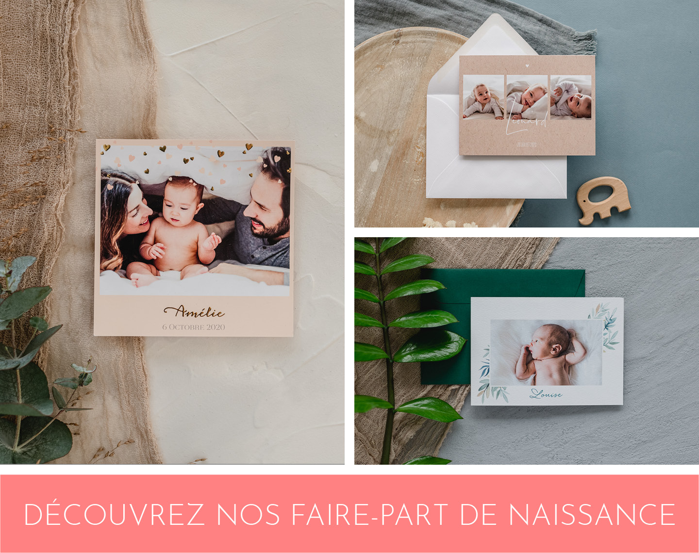 Idées de texte pour faire-part naissance